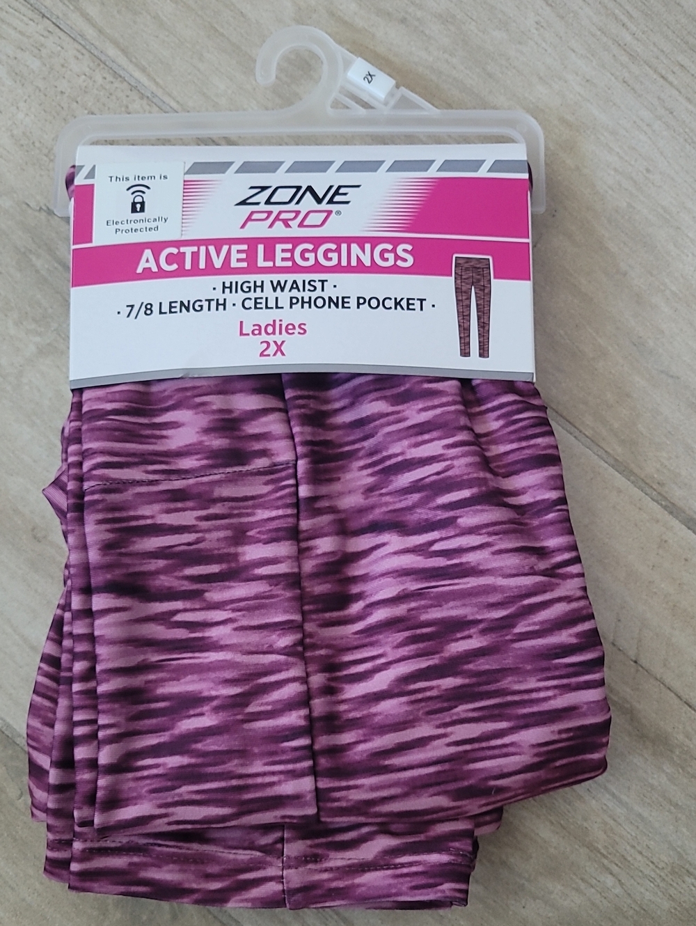 Zone Pro Women’s High Waist Leggings - Purple/pink Pattern